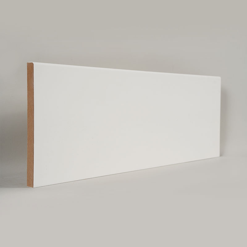 Papan Skirting MDF (Pengisi-Primed & Putih Mutiara)1/2' x 5 1/2'
