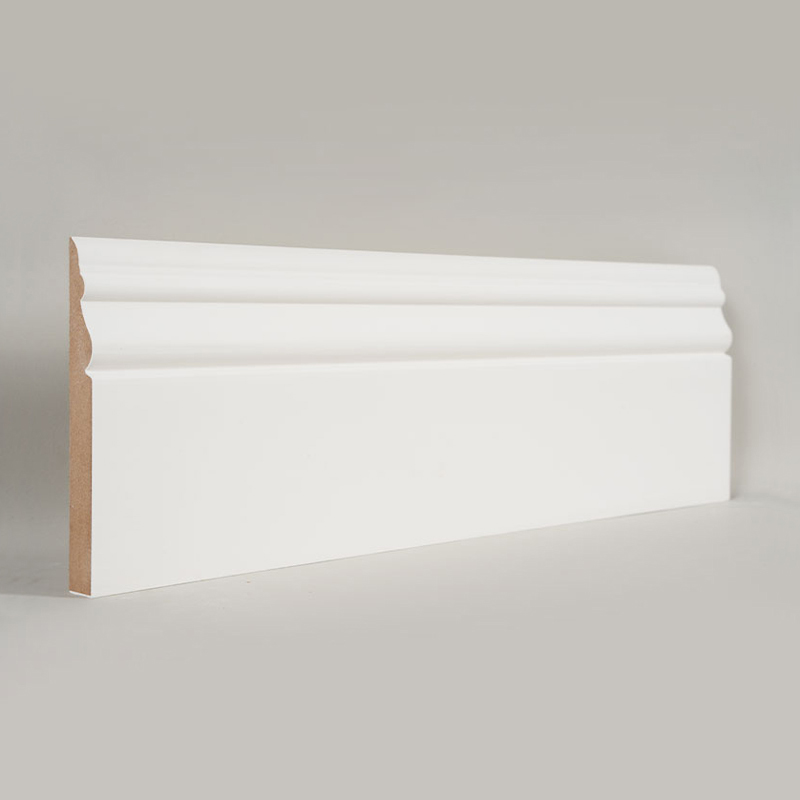Papan Skirting MDF (Pengisi-Primed & Putih Mutiara)3/5' x 5'
