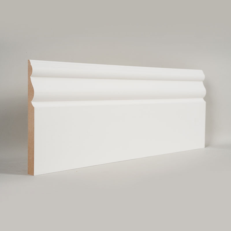 Papan Skirting MDF (Pengisi-Primed & Putih Mutiara)3/5' x 6'