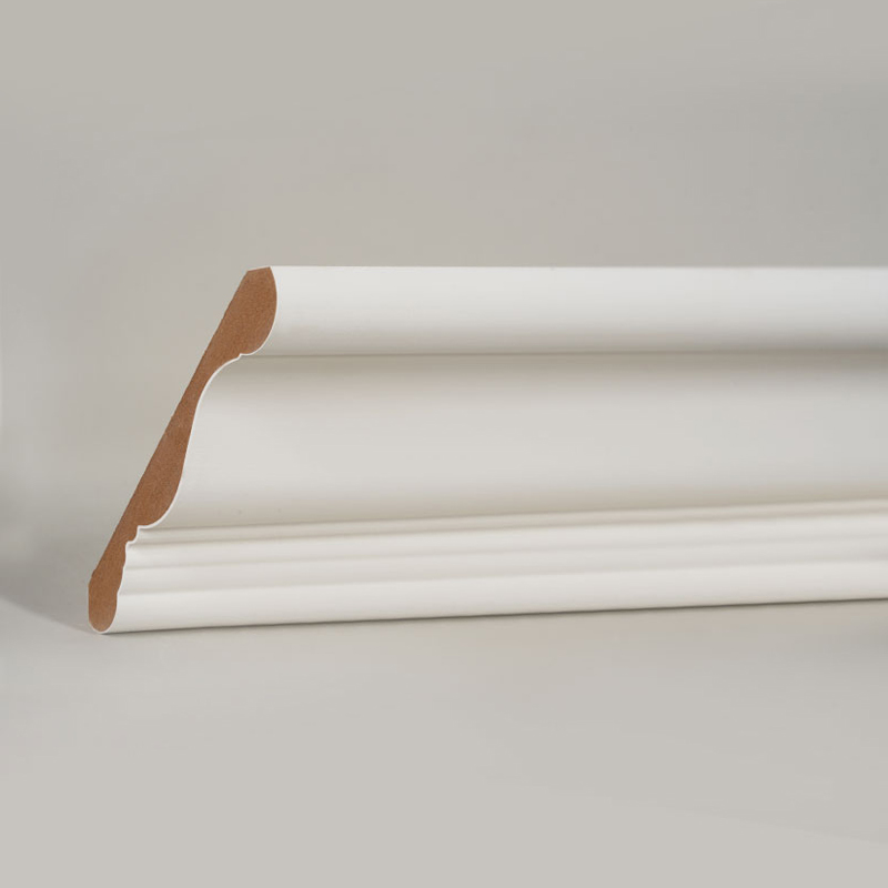 Acuan Mahkota MDF (Pengisi-Primed & Putih Mutiara) 3/5' x 4 1/4'