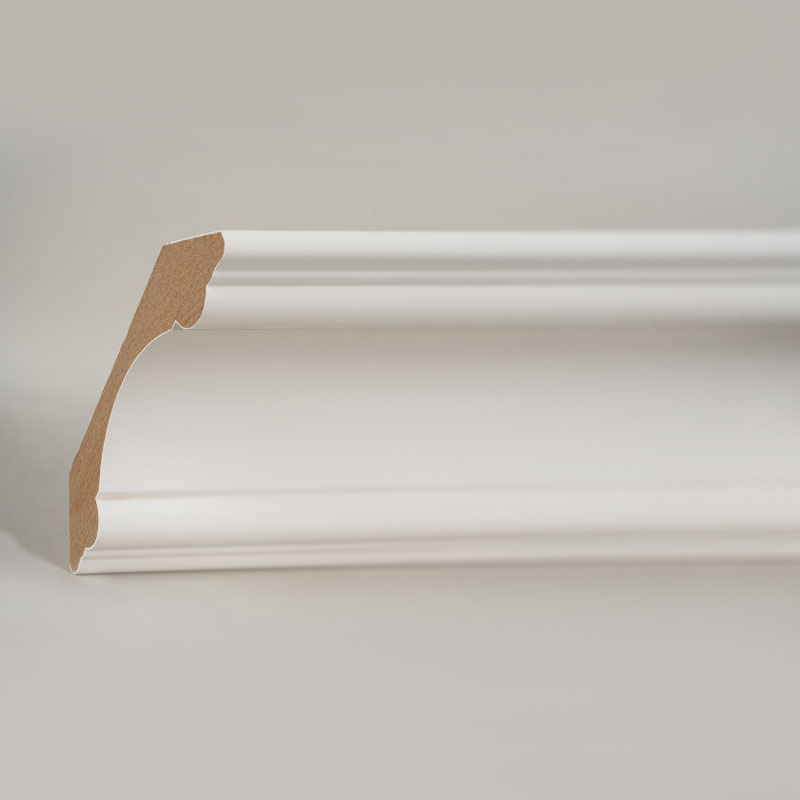 Acuan Mahkota MDF (Pengisi-Primed & Putih Mutiara) 3/4' x 3 3/8'