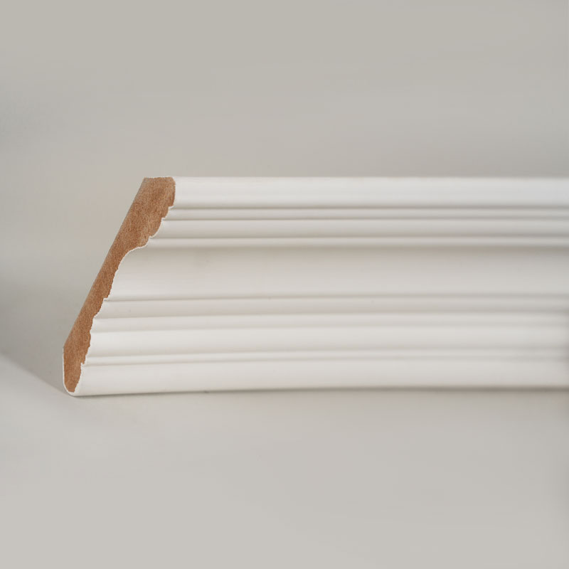 Acuan Mahkota MDF (Pengisi-Primed & Putih Mutiara) 3/5' x 3 4/9'