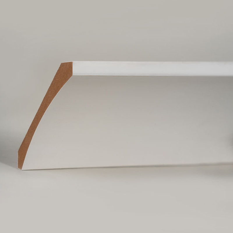 Acuan Mahkota MDF (Pengisi-Primed & Putih Mutiara) 3/5' x 4 1/4'