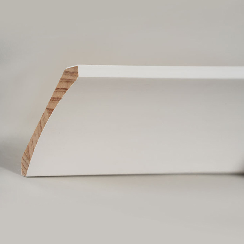Acuan Mahkota Kayu Pine (Pengisi-Primed & Putih Mutiara) 3/5