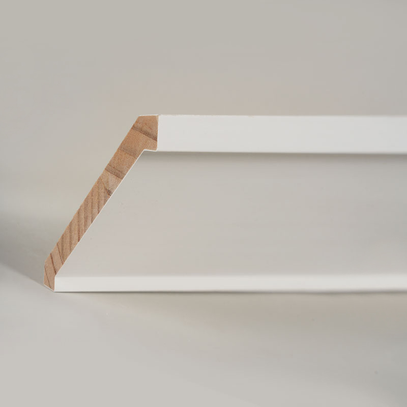 Acuan Mahkota Kayu Pine (Pengisi-Primed & Putih Mutiara) 3/5