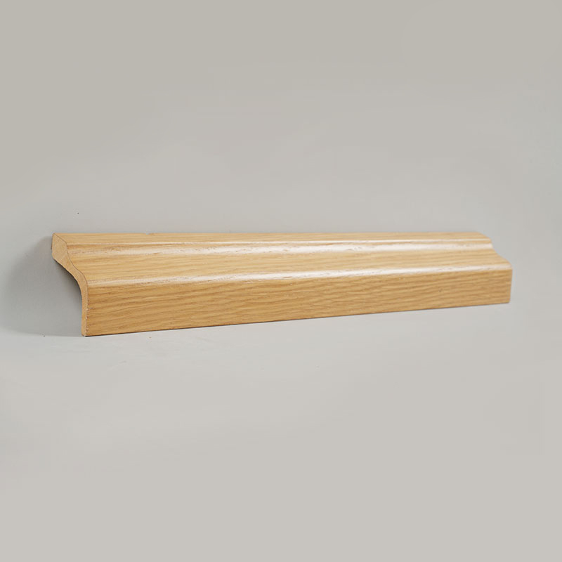 Papan Skirting Kayu Pine (Dibalut dengan Venir Oak Putih + Cat) - Warna Oak 1 1/2'x2 1/6'
