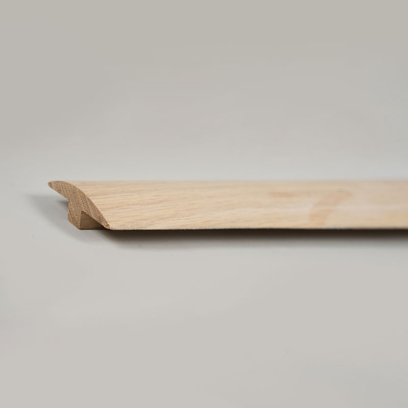 Acuan-T Log Seluruh Potongan Oak Putih (Cat Belum Selesai) - Warna Asli Oak 9/32'x1 31/32'
