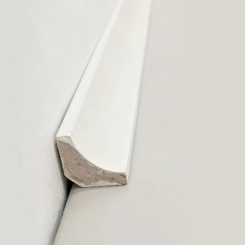 Acuan Sudut Dalam Kayu Pepejal/Acuan Scotia (Pengisi-Primed) - Putih 3/5'x3/5'