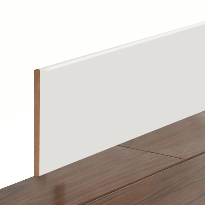 Papan Skirting MDF (Pengisi-Primed & Putih Mutiara)1/2' x 5 1/2'