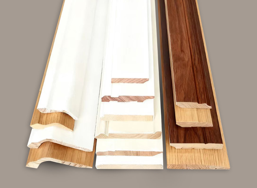 Papan Skirting/Papan Alas Bercat & Tanpa Cat